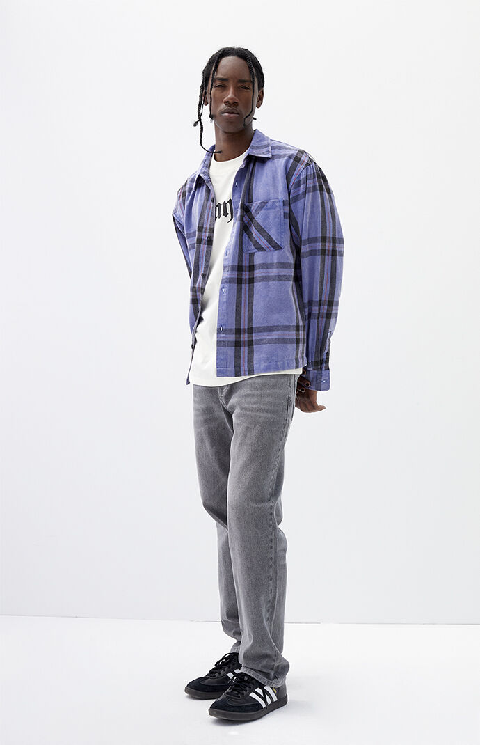 Pacsun Gray Wash Straight Jeans | PacSun