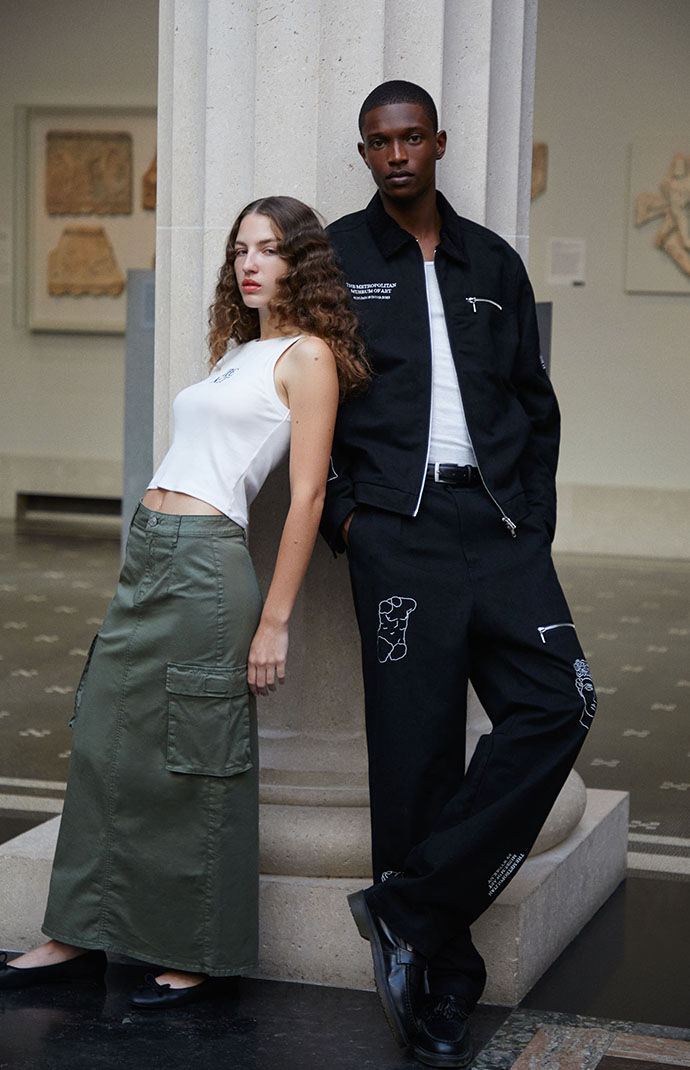The Met x PacSun Zip Up Jacket | Pacsun