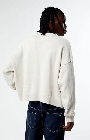 Daley Egret Cropped Classic Sweater image number 4