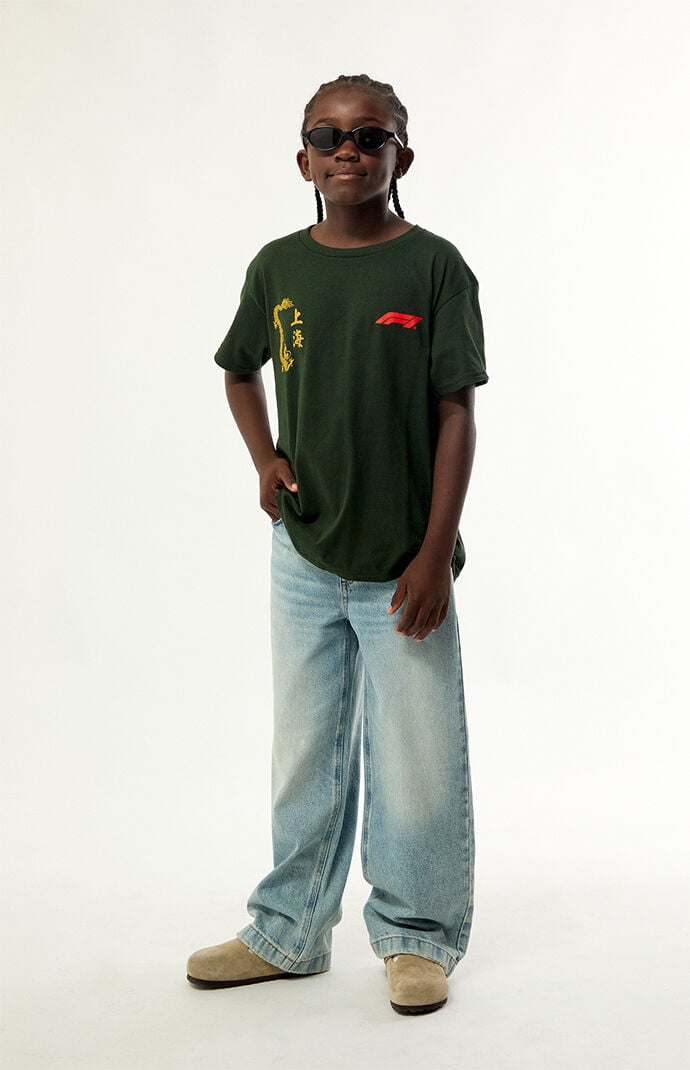 Formula 1 F1 X Pacsun Kids Fast Not Enough T-shirt In Green