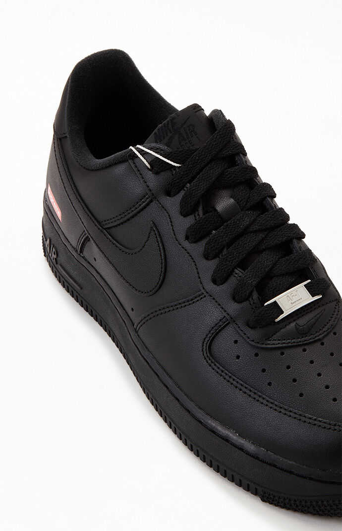 Nike x Supreme Black Air Force 1 Low Shoes | PacSun