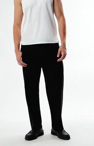 by Pacsun Black Straight Trousers image number 1