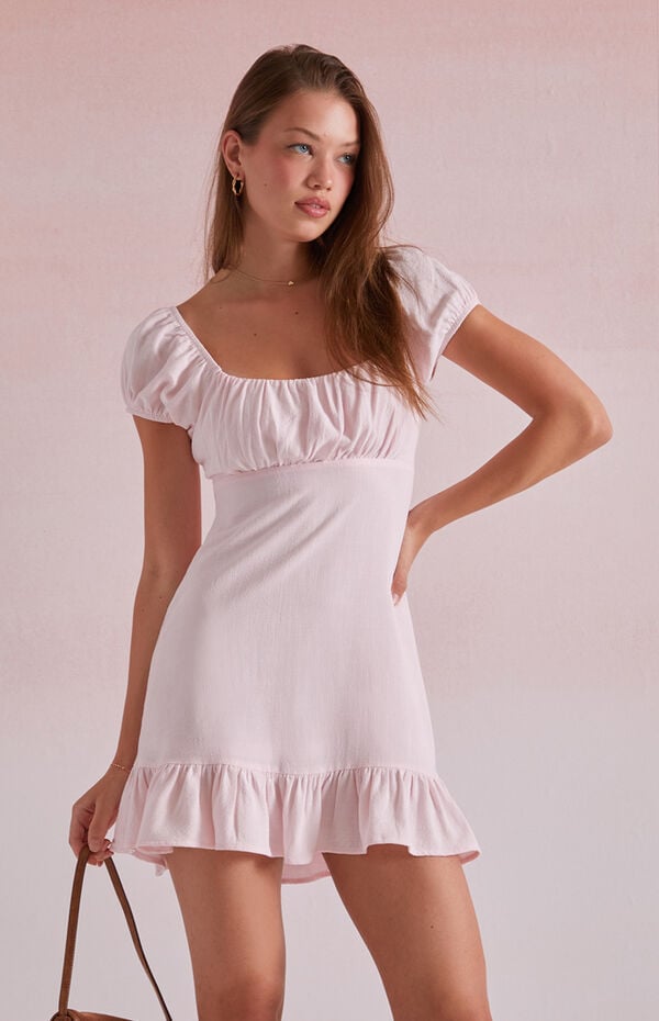 Beverly and Beck Camille Tie Back Mini Dress | Pacsun