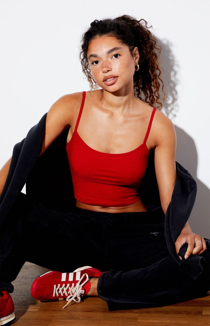 Easy cropped cami top clearance
