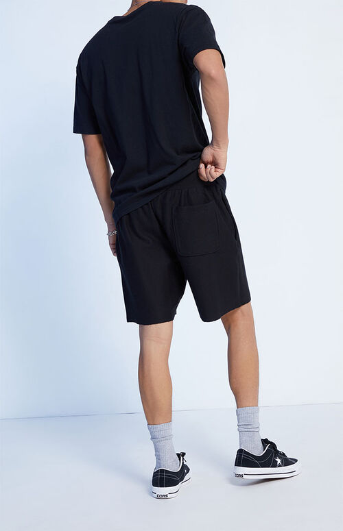 champion reverse weave cutoff sweat shorts