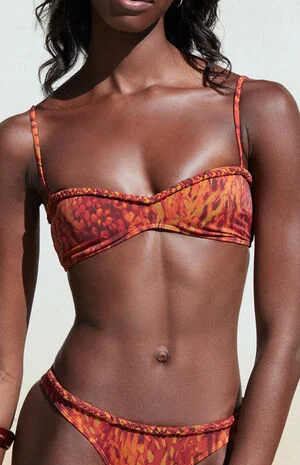 Brown Melea Braided Bralette Bikini Top image number 3