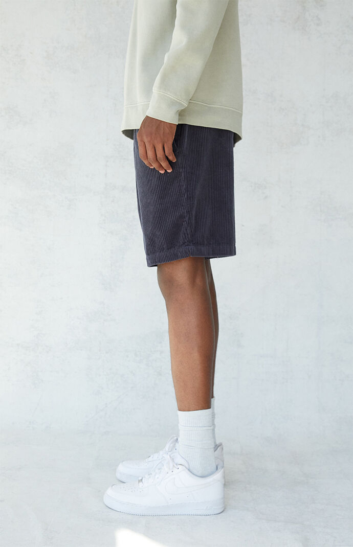 Graphite Corduroy Volley Shorts