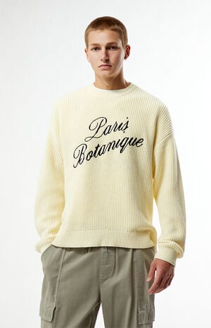 Paris Ribbed Knit Crew Neck Sweater image number 1