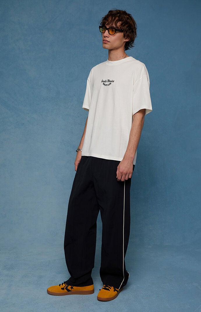 Pacsun Black Bolton Baggy Track Pants