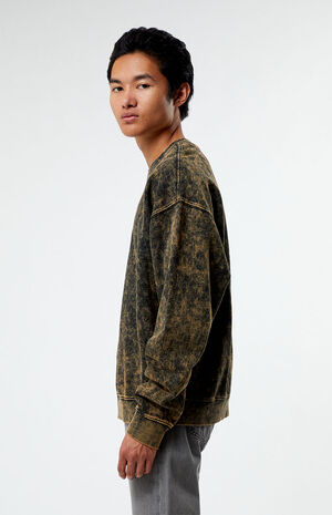 Eco Acid Wash Crew Neck Sweatshirt image number 3