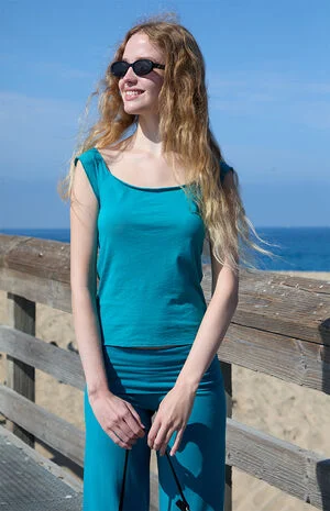Emerald Off-The-Shoulder Top image number 1