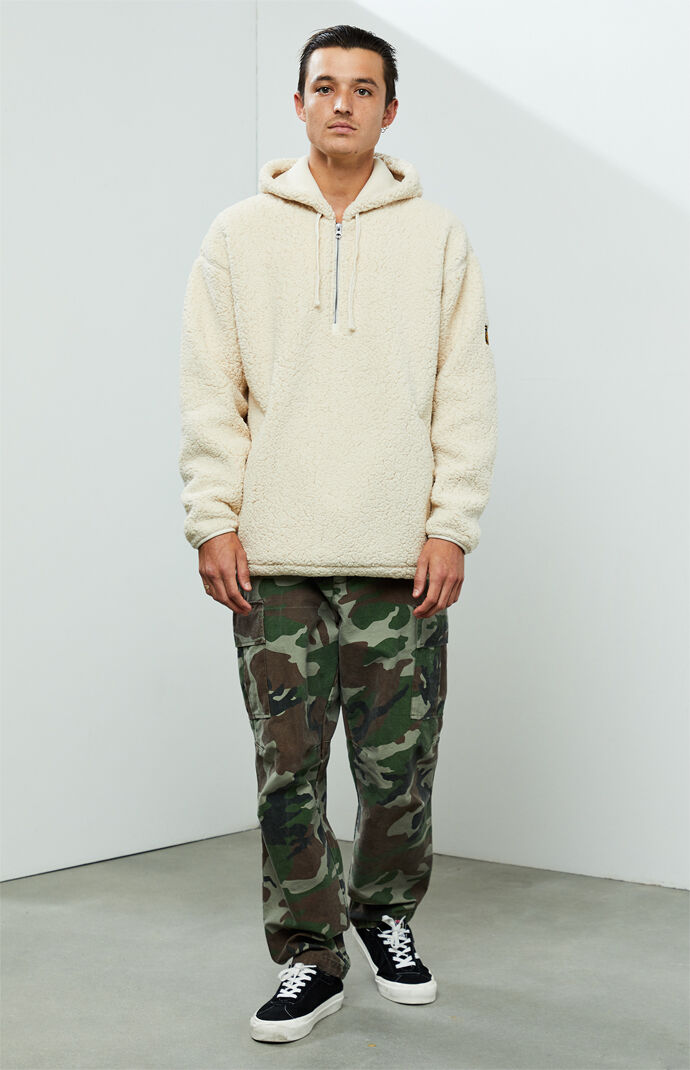 Big Sherling Sherpa Quarter Zip Hoodie