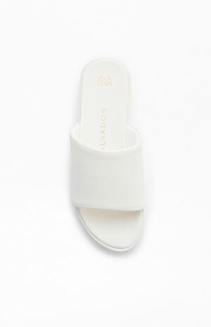 Women's Cream Kacey Platform Mules image number 5