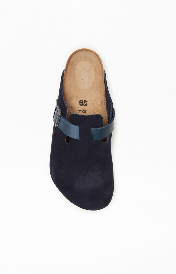Birkenstock Boston Mixed Leather Clog Midnight | Pacsun
