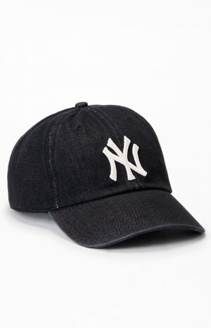 Black NY Yankees Lennon Clean Up Dad Hat image number 1