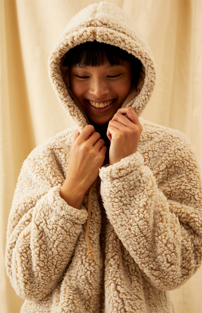 PacSun Royal Sherpa Hoodie PacSun