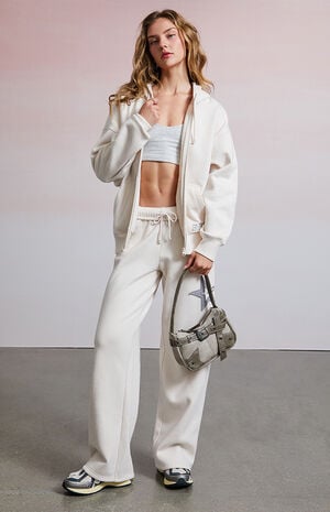 333 Charm Zip Up Oversized Hoodie