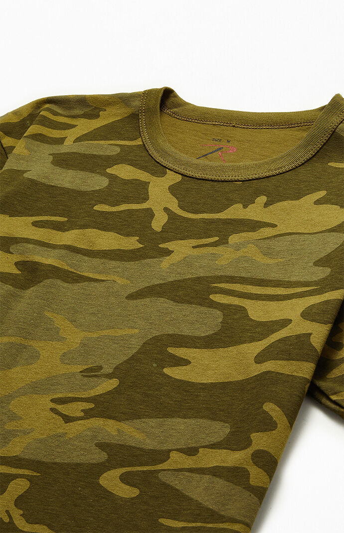 PACSUN camouflage Tシャツ