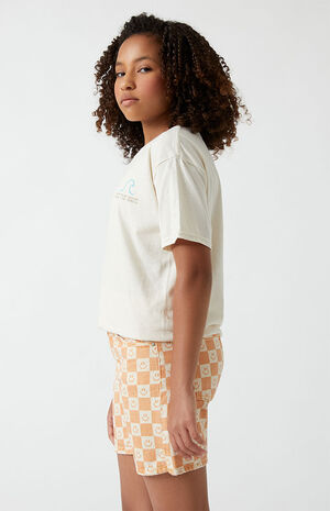 Orange Checkerboard Shorts image number 3