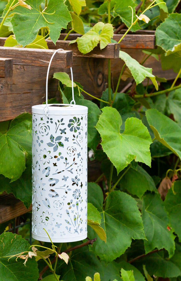 White Bloom Solar Lantern