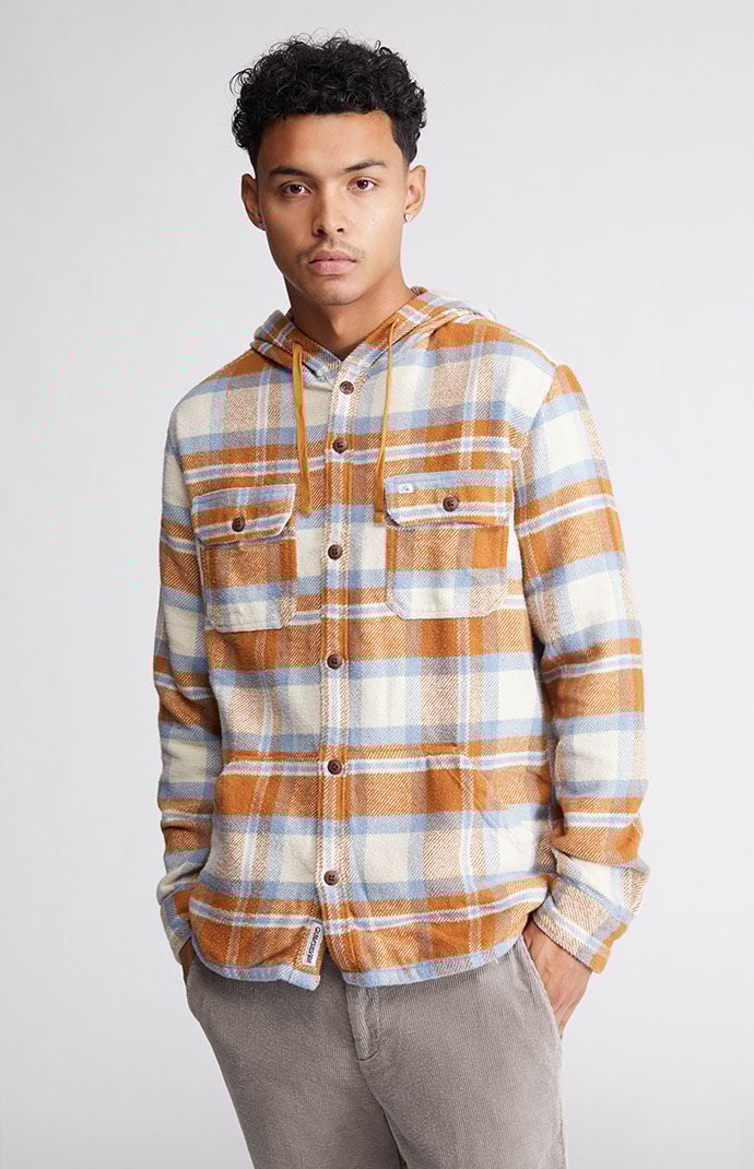 Pacsun deals hooded flannel