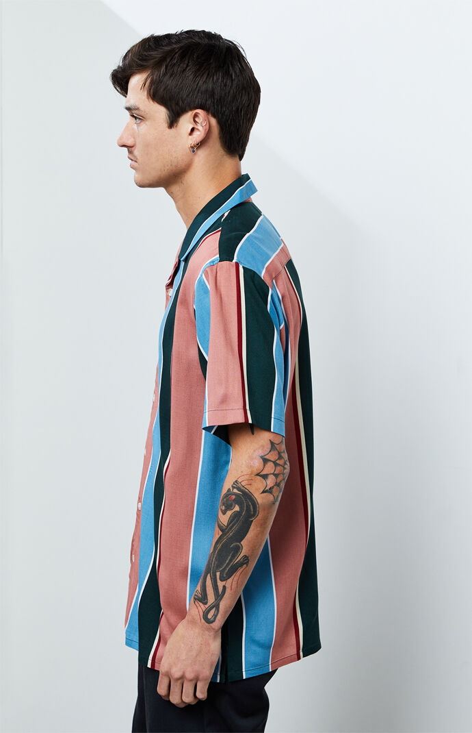 Multi Striped Camp Shirt