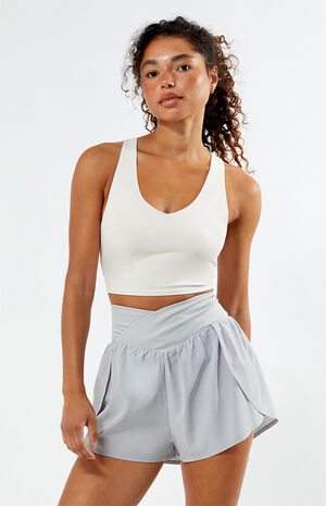 PAC WHISPER Active Gray Race Shorts image number 1