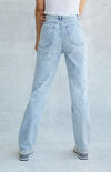 Stamped Smiley Dad Jeans Stamped Smiley Dad Jeans image number null
