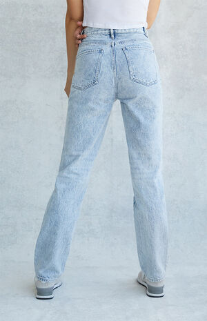 PacSun Stamped Smiley Dad Jeans | PacSun
