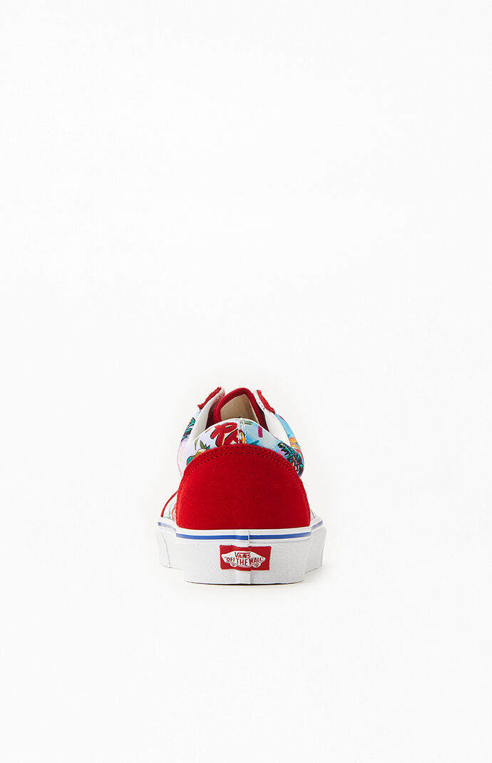 Vans Red UA Old Skool Shoes PacSun