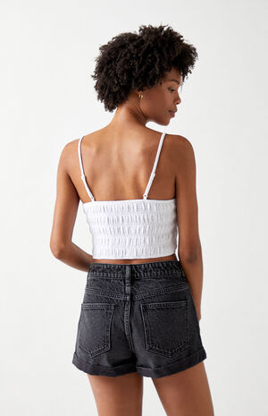 Variegated Smocked Tank Top image number 4