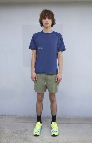 Olive Active Running Shorts image number 6