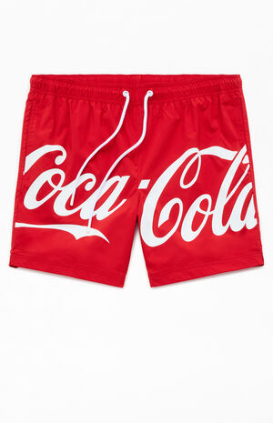 By PacSun Logo 6.5" Volley Swim Trunks image number 1