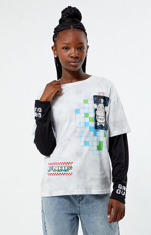 Kids Game Over Twofer Long Sleeve T-Shirt image number 1
