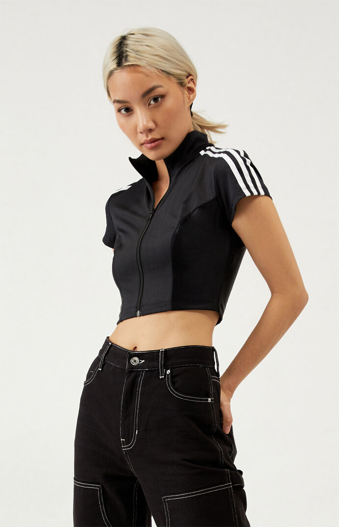 adidas jacket crop top