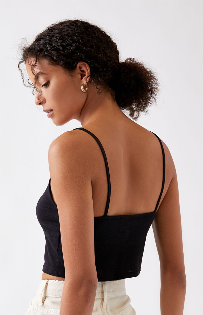 Everything Tie Front Tank Top