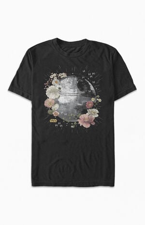 Star Wars Floral Death Star T-Shirt image number 1