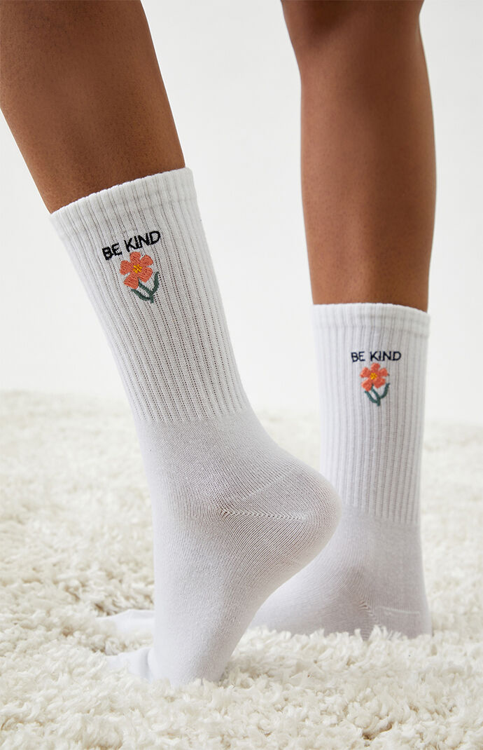 Be Kind Flower Socks