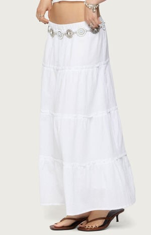 Petite Charlotte Tiered Maxi Skirt image number 2