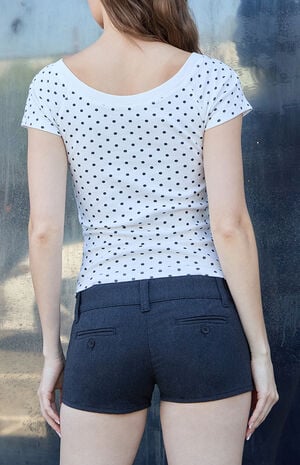 Gray Micro Shorts image number 3