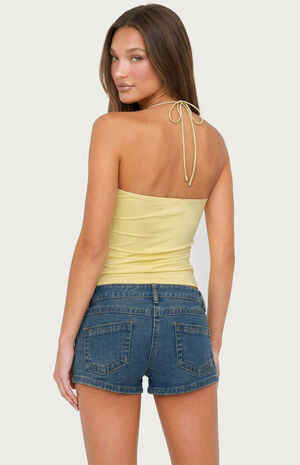 Itzel Ring Gathered Halter Top image number 3