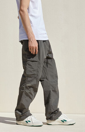 Gray Nylon Cargo Pants image number 3