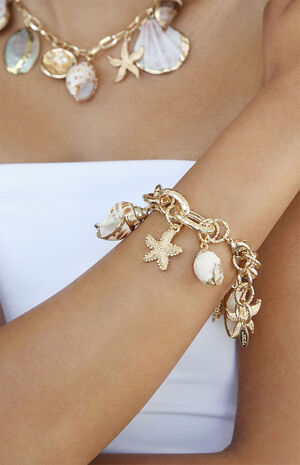 Mermaid Tears 18k Gold Plate Bracelet image number 4