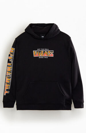 Kids Digi Flames Pullover Hoodie image number 1