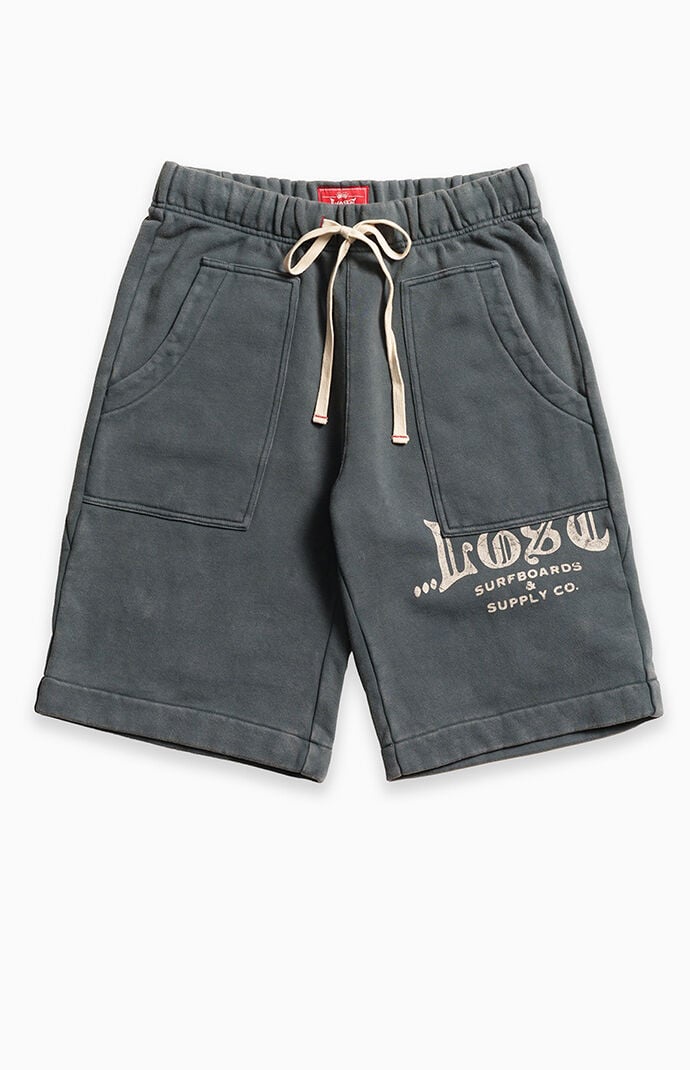 LOST Dark Slate Kanga Fleece Sweat Shorts