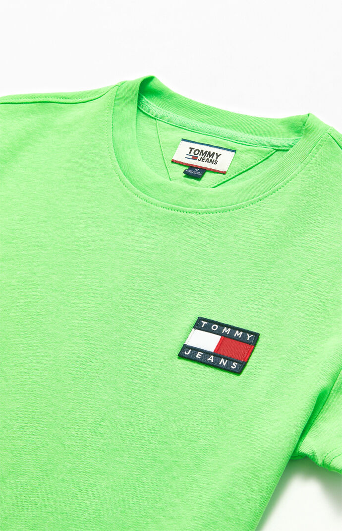 green tommy jeans sweatshirt