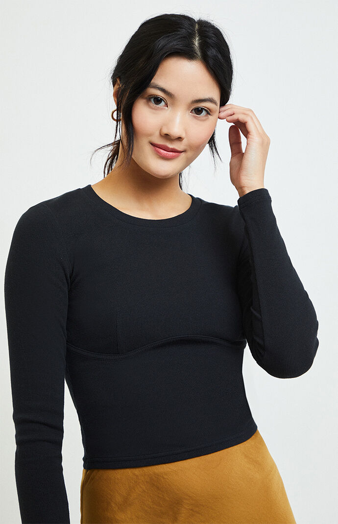Ivette Wire Long Sleeve Top