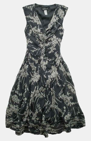 2000s Floral Ruffle Mini Dress image number 1