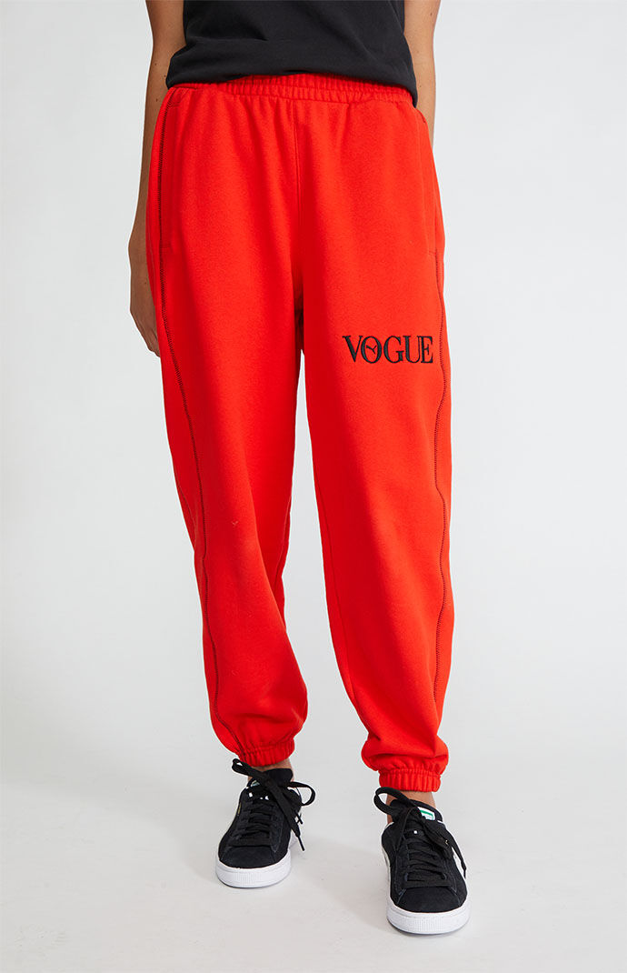 Puma cheap red sweatpants