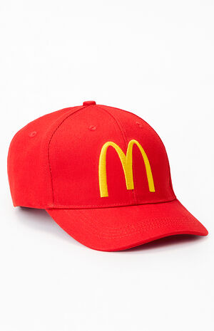 Red Big Logo Snapback Hat image number 4